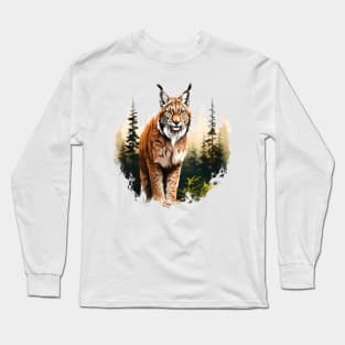 Eurasian Lynx Long Sleeve T-Shirt